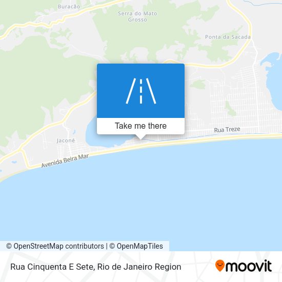 Rua Cinquenta E Sete map