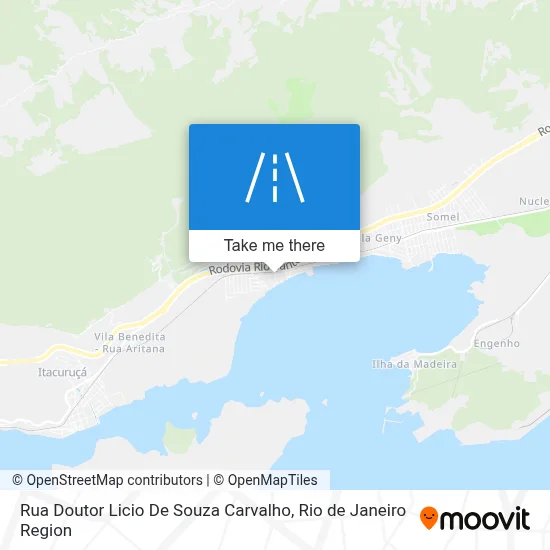 Rua Doutor Licio De Souza Carvalho map