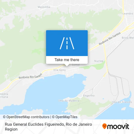 Rua General Euclides Figueiredo map
