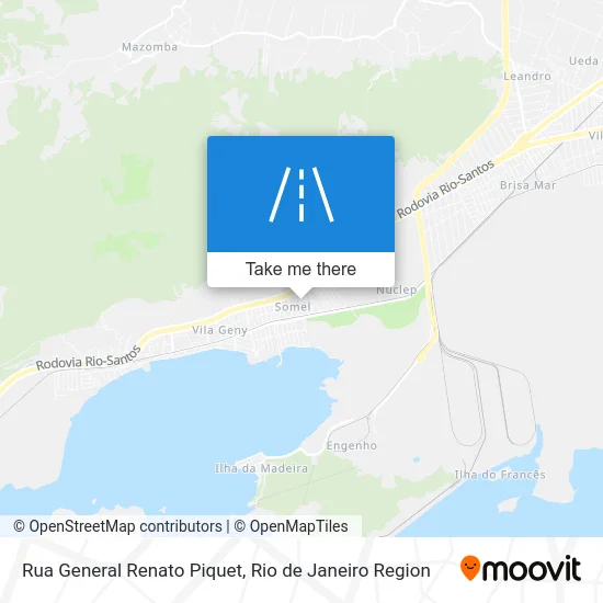 Rua General Renato Piquet map