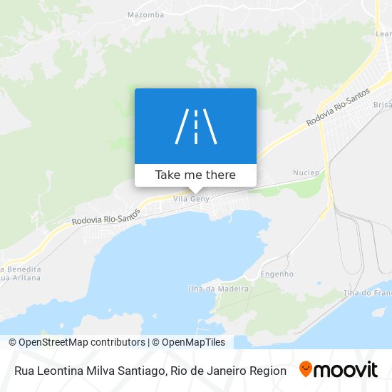 Rua Leontina Milva Santiago map