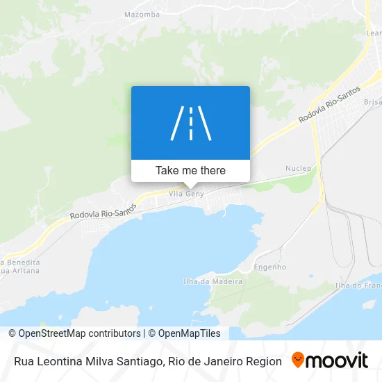 Rua Leontina Milva Santiago map