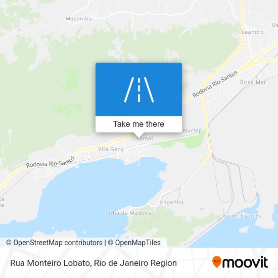 Rua Monteiro Lobato map