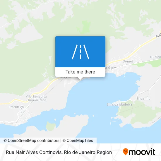 Rua Nair Alves Cortinovis map