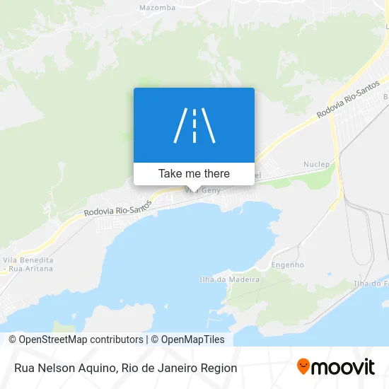 Rua Nelson Aquino map