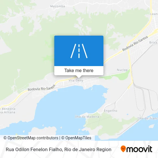 Rua Odilon Fenelon Fialho map
