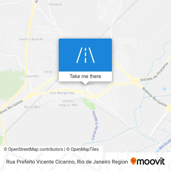 Rua Prefeito Vicente Cicarino map