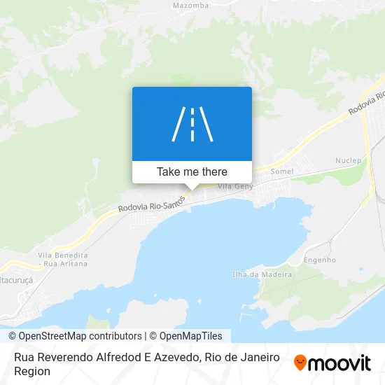 Rua Reverendo Alfredod E Azevedo map