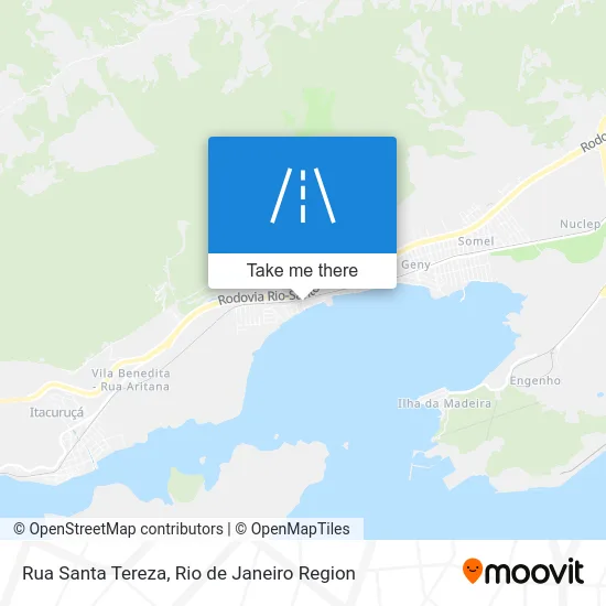 Rua Santa Tereza map