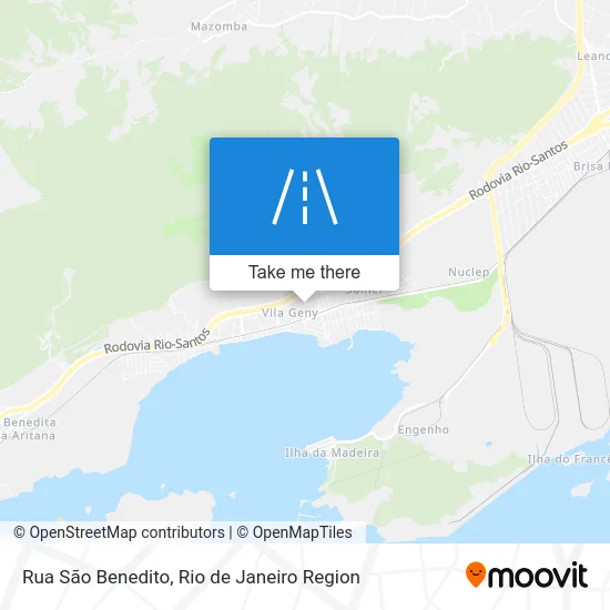 Rua São Benedito map