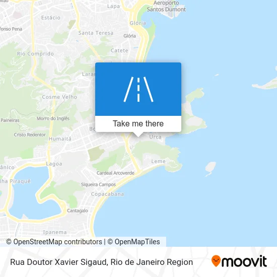 Rua Doutor Xavier Sigaud map