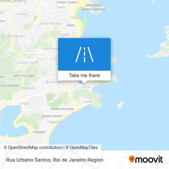 Rua Urbano Santos map