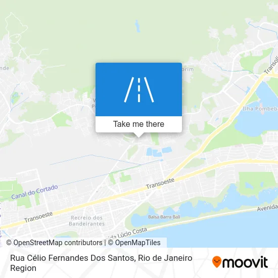Rua Célio Fernandes Dos Santos map
