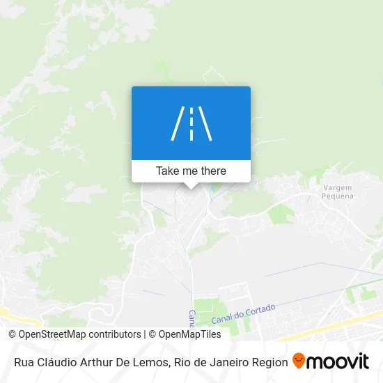 Rua Cláudio Arthur De Lemos map