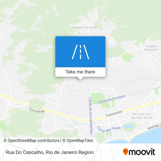 Rua Do Cascalho map