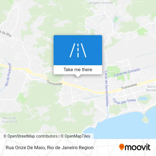 Rua Onze De Maio map