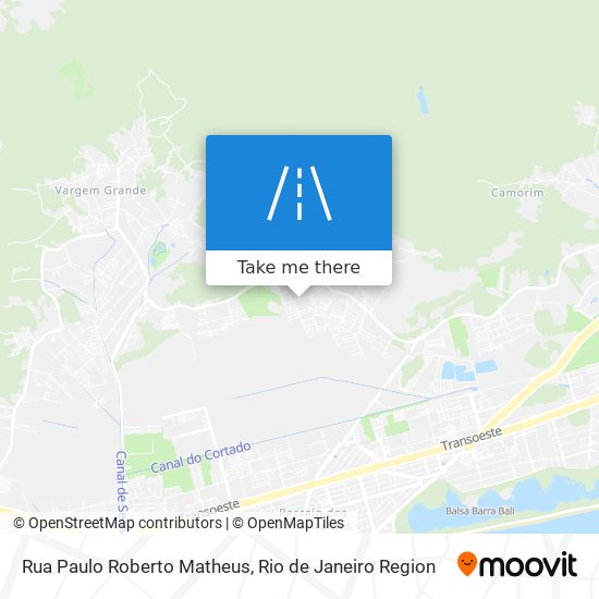 Rua Paulo Roberto Matheus map