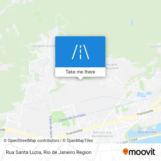 Rua Santa Luzia map