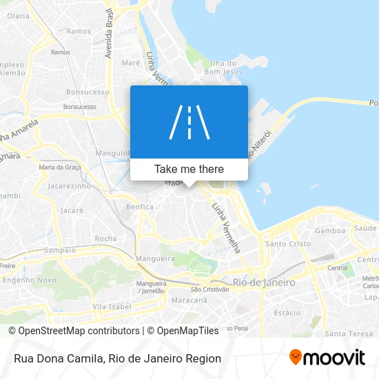 Rua Dona Camila map