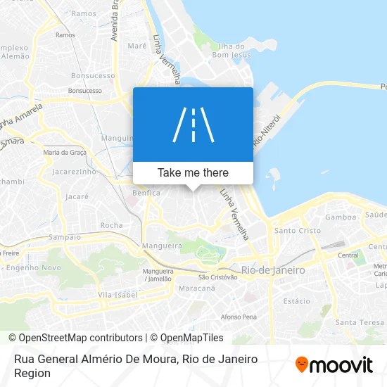 Rua General Almério De Moura map