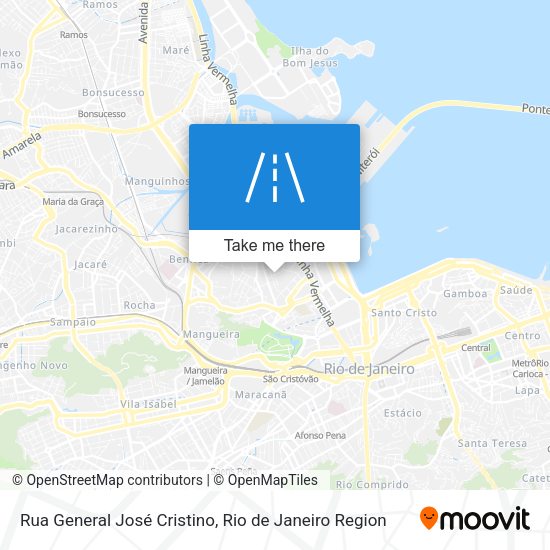 Rua General José Cristino map