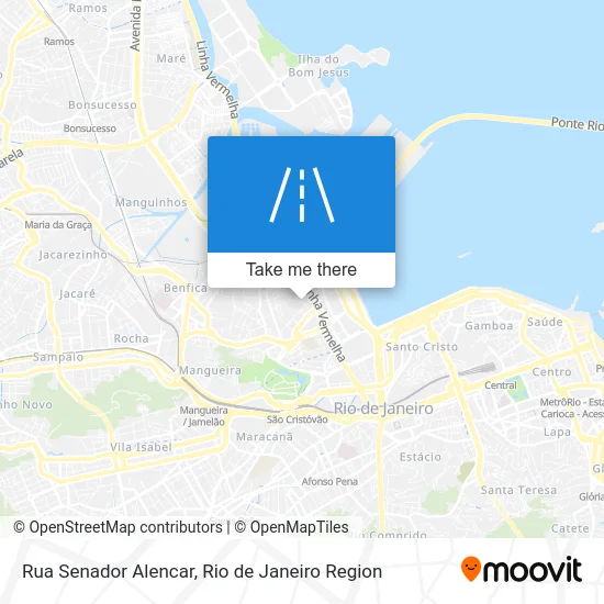 Rua Senador Alencar map