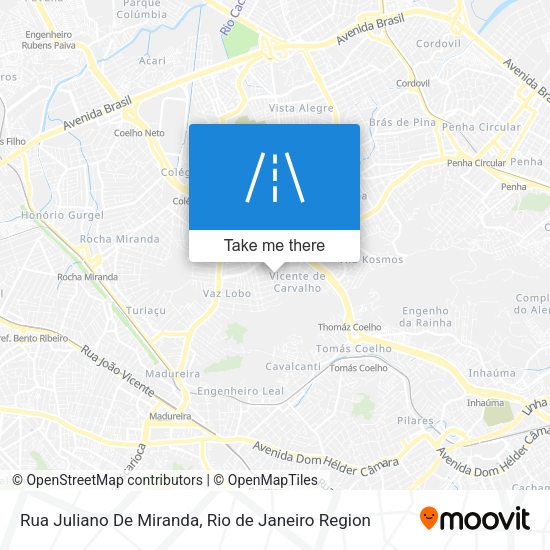 Rua Juliano De Miranda map