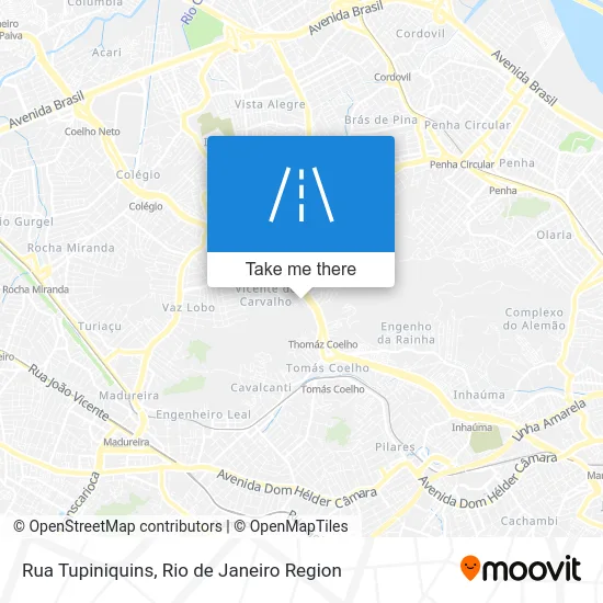 Rua Tupiniquins map