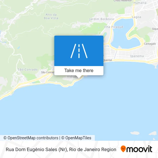 Rua Dom Eugênio Sales (Nr) map