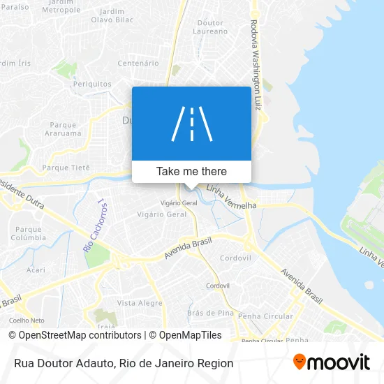 Rua Doutor Adauto map