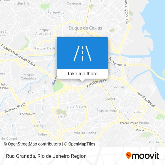 Rua Granada map