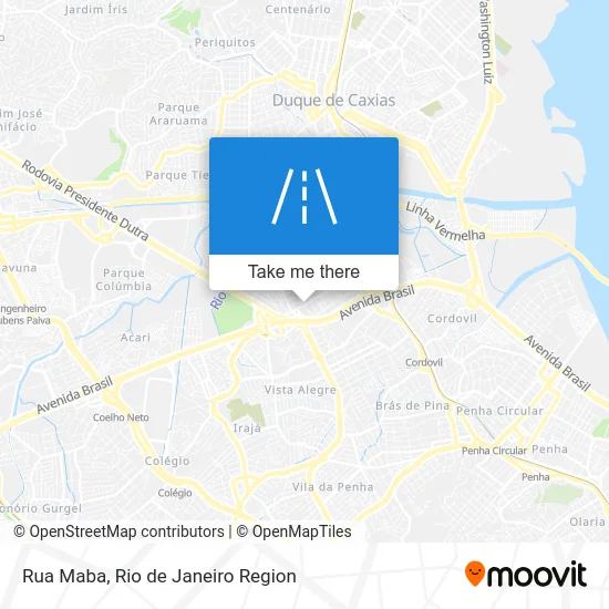 Rua Maba map