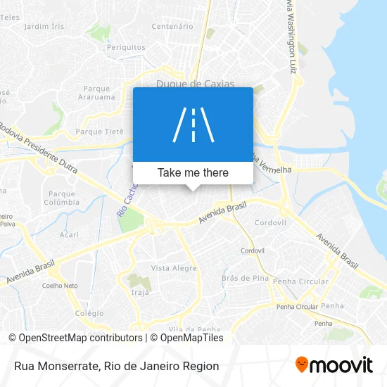 Rua Monserrate map