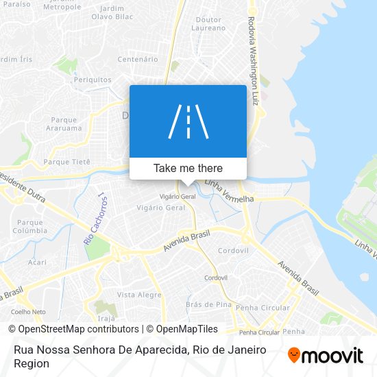 Rua Nossa Senhora De Aparecida map