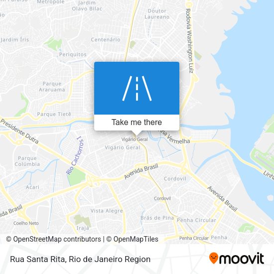 Rua Santa Rita map