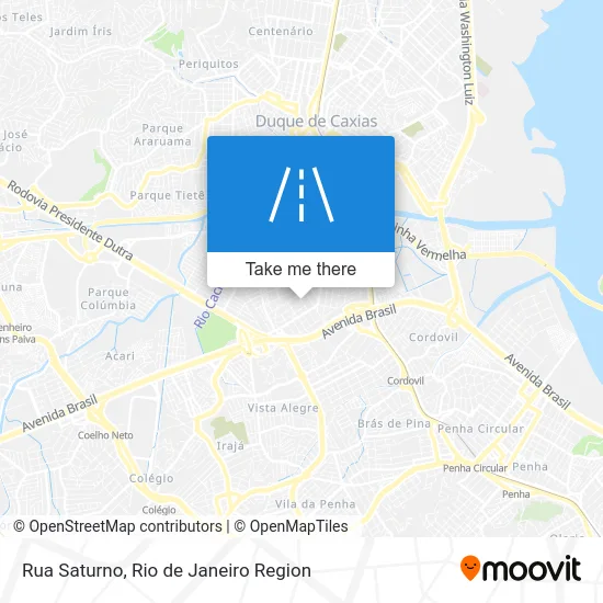 Rua Saturno map