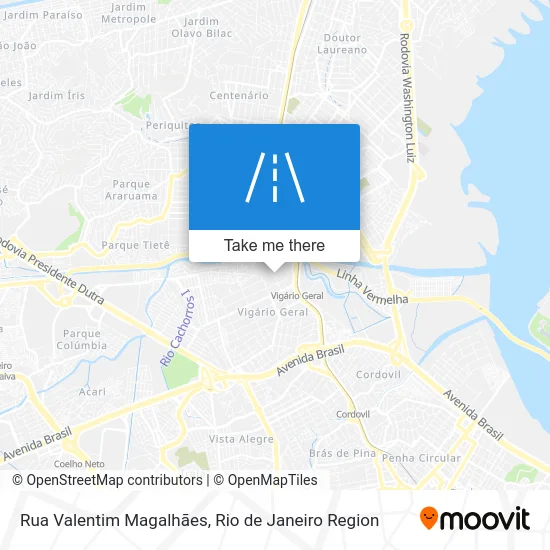 Rua Valentim Magalhães map