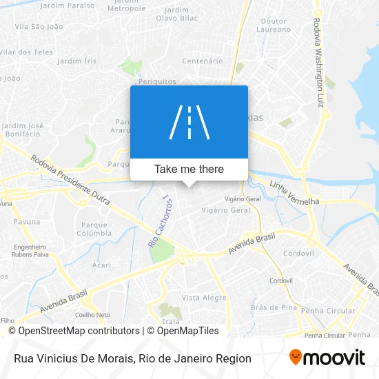 Rua Vinicius De Morais map
