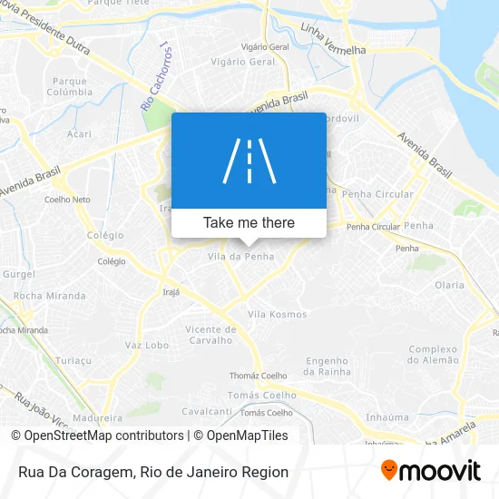 Rua Da Coragem map
