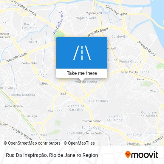 Rua Da Inspiração map