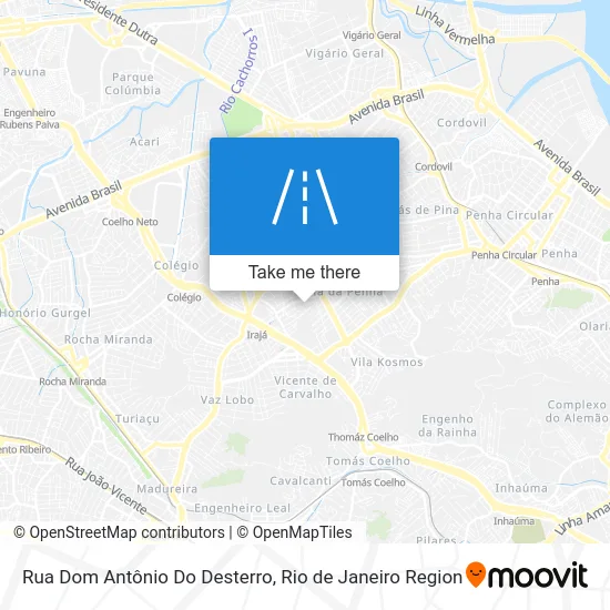 Rua Dom Antônio Do Desterro map