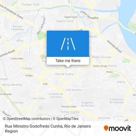 Rua Ministro Godofredo Cunha map