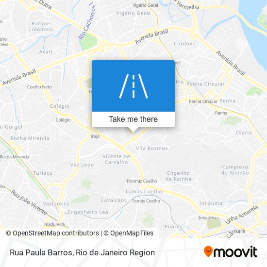 Rua Paula Barros map