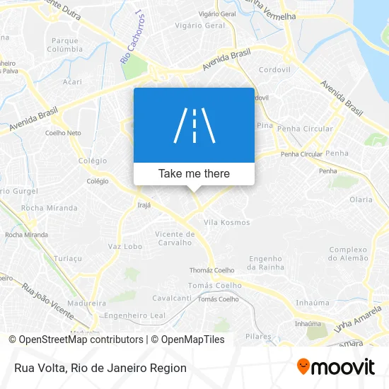 Rua Volta map