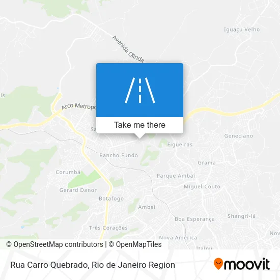 Rua Carro Quebrado map