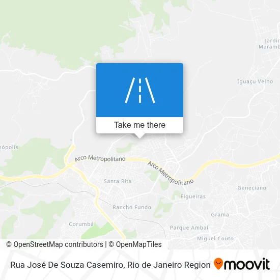 Rua José De Souza Casemiro map