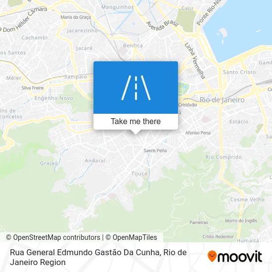 Rua General Edmundo Gastão Da Cunha map