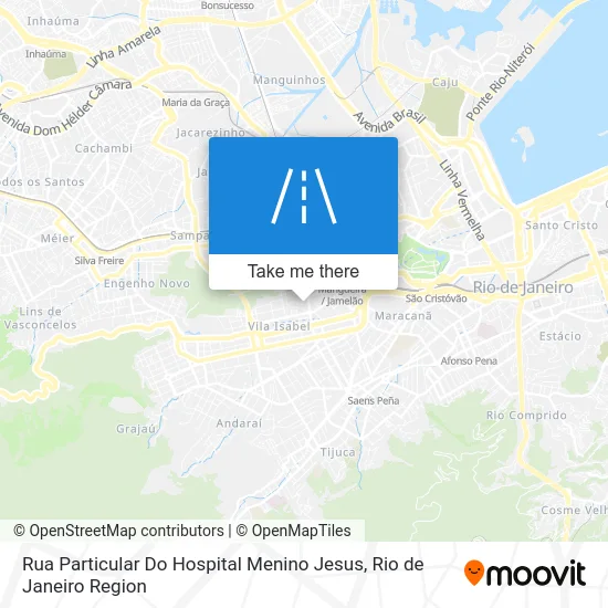 Rua Particular Do Hospital Menino Jesus map