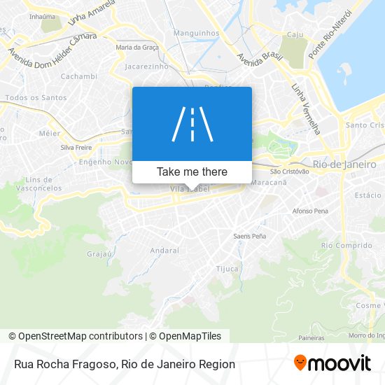 Mapa Rua Rocha Fragoso