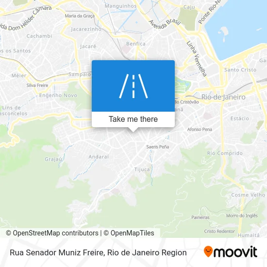 Rua Senador Muniz Freire map
